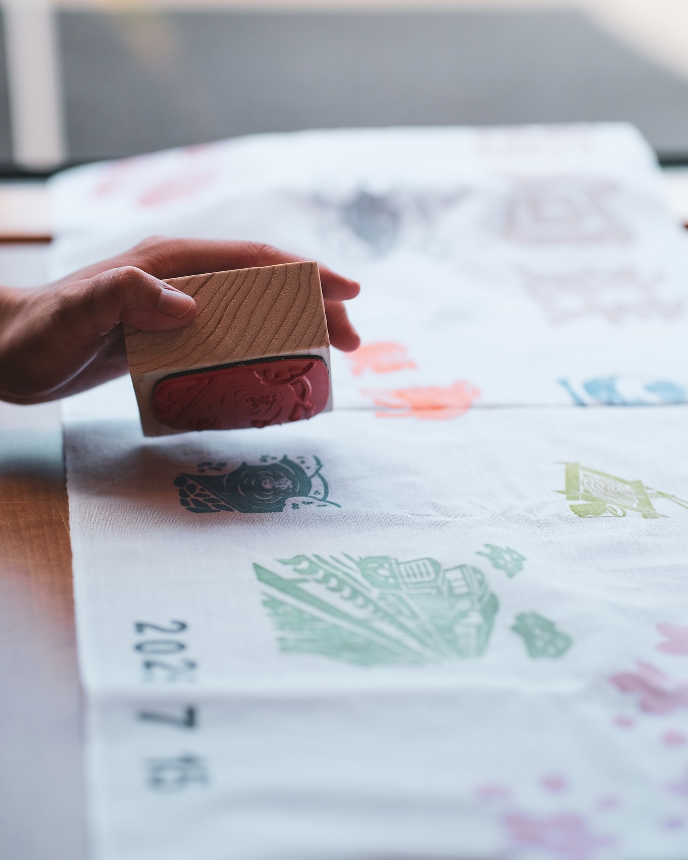 旅する手ぬぐい作り