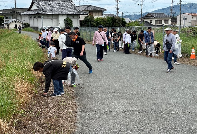 加勢川開発研究会 加勢川ゴミ拾いウォーキング