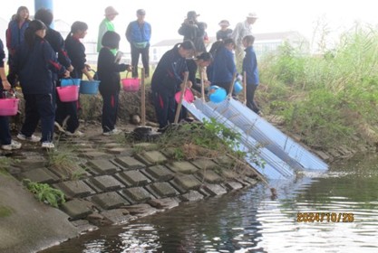 NPO法人都城大淀川サミット 大淀川流域一斉クリーンアップ　高校生