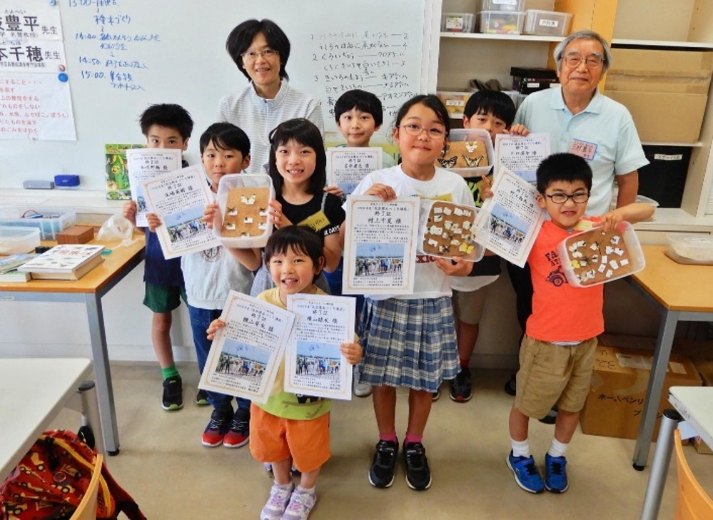 筑後川まるごと博物館運営委員会 子どもキャンパス「昆虫標本づくり講座」全2回（2日目）
