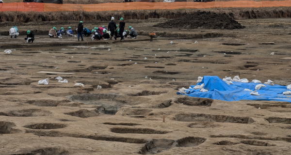 中間市垣生遺跡発掘体験講座
